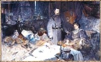 Картина Рыженко П. "Заточение в Царском селе"