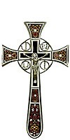Крест напрестольный №4-1 (коричневый)
