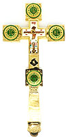 Крест напрестольный - A608 (зелёный)