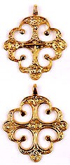 Православный нательный крест №2