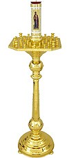 Церковный напольный подсвечник №6 (36 свечей)
