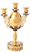 Подсвечник настольный пасхальный (3 свечи)