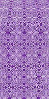 Шёлк "Никея" (фиолетовый/серебро)