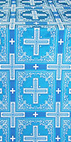 Шёлк "Иверон" (синий/серебро)