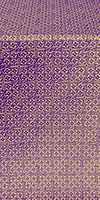 Шёлк "Иерусалимский крест" (фиолетовый/золото)