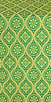 Шелк "Византия" (зелёный/золото)