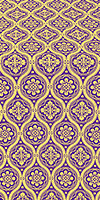 Шелк "Византия" (фиолетовый/золото)
