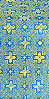 Шёлк "Древняя Византия" (синий/золото)