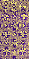 Шёлк "Древняя Византия" (фиолетовый/золото)