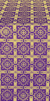 Шёлк "Рязань" (фиолетовый/золото)