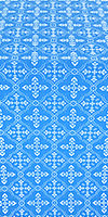 Шёлк "Любава" (синий/серебро)