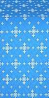 Шёлк "Белозерск" (синий/серебро)