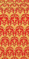 Шёлк "Виноград" (красный/золото)