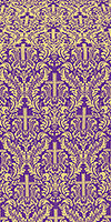 Шёлк "Лигурия" (фиолетовый/золото)