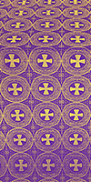 Шёлк "Георгиевский крест" (фиолетовый/золото)
