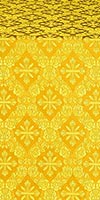 Парча "Феодосия" (жёлтая/золото)