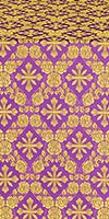 Шёлк "Феодосия" (фиолетовый/золото)