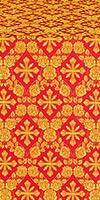 Парча "Феодосия" (красная/золото)