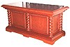 Лавка церковная (2 секции, укороченная)