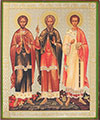 Икона: Свв. мученики и исповедники Гурий, Самон и Авив
