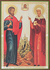 Икона: Свв. мученики Адриан и Наталия