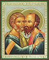 Икона: Святые апостолы Петр и Павел