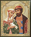 Икона: Свв. благоверные князь Петр и княгиня Феврония - 2