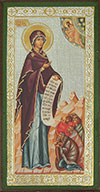 Образ: "Боголюбская" икона Пресвятой Богородицы