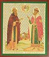 Икона: Преподобный Сергий Радонежский и благоверный князь Димитрий Донской