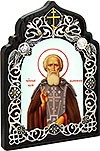 Икона настольная - святой преподобный Сергий Радонежский Чудотворец.