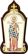 Икона настольная - святитель Николай Чудотворец.