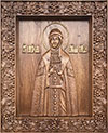 Икона резная: Св. Вел. Кн. Ольга - Y17