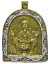 Образ на металле:Икона Пресв. Богородицы Неупиваемая Чаша