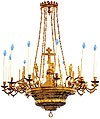 Одноярусное церковное паникадило - 9 (12 свечей)