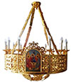 Хорос одноярусный - 1646 (12 свечей и 4 иконы)