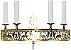 Бра (к хоросу №132) (4 свечи)