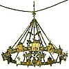 Одноярусное церковное паникадило (хорос) - Z1 (12 свечей)
