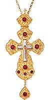 Крест наперсный с украшениями №031