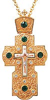 Крест наперсный с украшениями №002