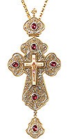 Крест иерейский с украшениями №12