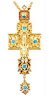 Крест наперсный иерейский с украшениями №27