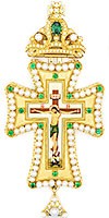 Крест наперсный с украшениями - А283
