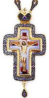 Крест наперсный с украшениями - А284