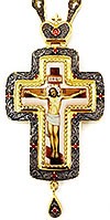 Крест наперсный с украшениями - А284а