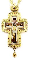 Крест наперсный с украшениями - А284б