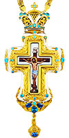 Крест наперсный с украшениями - A295-2