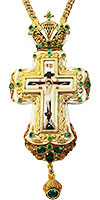 Крест наперсный с украшениями - A295-3