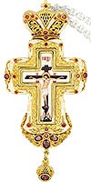 Крест наперсный с украшениями №0295