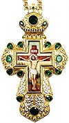 Крест наперсный с украшениями - А326а
