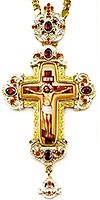 Крест наперсный с украшениями - А331в